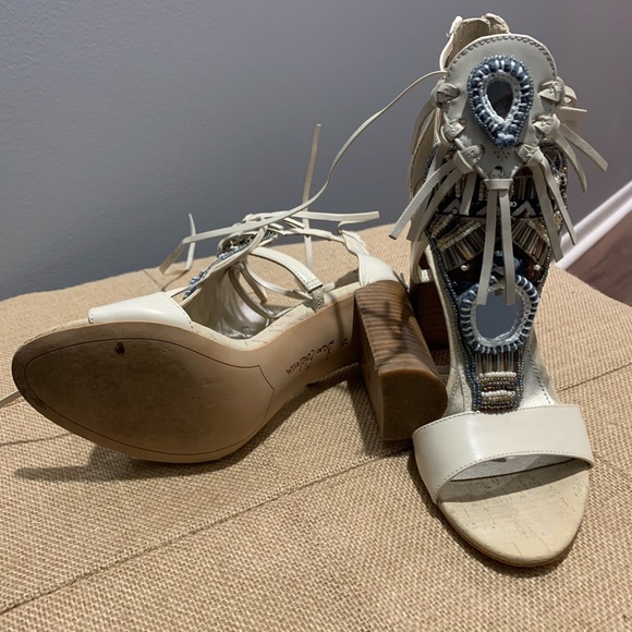 SAM EDELMAN yvette' Beaded Fringe Sandal - Picture 6 of 8